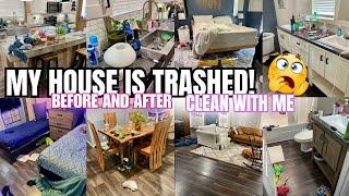 *NEW* WHOLE HOUSE | COMPLETE DISASTER | CLEAN WITH ME | BEAUTIFUL BEFORE AND AFTER | CLEANING 2.0