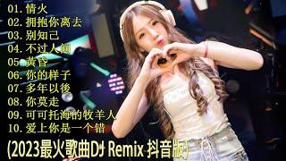 Chinese DJ 2023 高清新2023夜店混音 - 【情火  拥抱你离去  别知己  不过人间  黃昏  你的样子  多年以後...】2023最火歌曲DJ Remix 抖音版