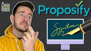 Proposify Review  Proposal Software vs eSign