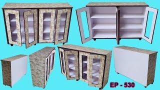 Modern kitchen cabinets | modern kitchen box | modern kitchen storage | EP.528 | sri maari furniture