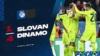 HIGHLIGHTS | ŠK SLOVAN BRATISLAVA - GNK DINAMO 1:4 | Velika pobjeda plavih u Bratislavi