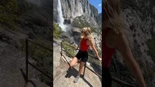 Yosemite summer vibes! #yosemitefalls #yosemite #yosemitenationalpark #california  #waterfall #ca