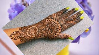 Navratri special mehndi design | easy arabic mehndi design | simple mehndi | mehndi design | mehndi