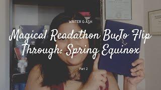 Magical Readathon BuJo Flip Through: Spring Equinox