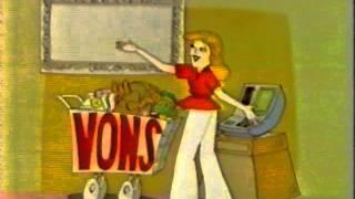 Vons Supermarket commercial 1980