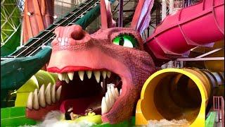 Dragon and Dronkey's Flight | America's Largest Indoor Waterpark | DreamWorks, New Jersey