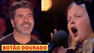 GAROTINHA impressiona os jurados e ganha BOTÃO DOURADO - GOT TALENT LEGENDADO