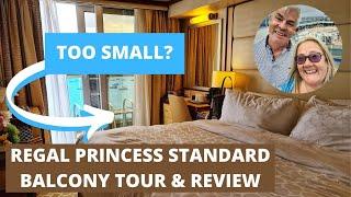 Regal Princess Standard Balcony Cabin B312 Tour & Review