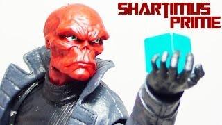 Marvel Legends Red Skull Infinite Series Winter Soldier Mandroid BAF Wave Figure Review