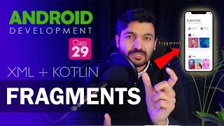 Fragments Android Development with Kotlin XML - Class 29 Urdu/Hindi