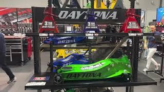 Harbor Freight Daytona Metallic Green Floor Jack!