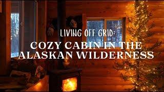 Living Off Grid | Cozy Cabin in The Alaskan Wilderness