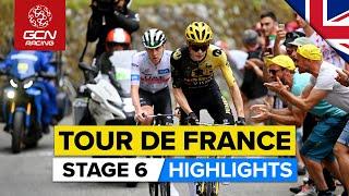 Racing Explodes In The Mountains! ️ | Tour De France 2023 Highlights - Stage 6