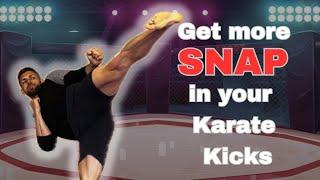 Get more SNAP in your Karate Kicks