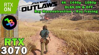 Star Wars Outlaws | RTX 3070 | R7 5800X3D | RR + Ray Tracing | 4K - 1440p - 1080p | Ultra Settings