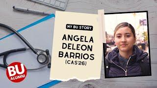 Angela DeLeon Barrios (CAS'26) pursues her dreams at BU