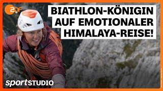 Spektakuläre Expedition: Biathlon-Star Laura Dahlmeier als Bergsteigerin im Himalaya | sportstudio