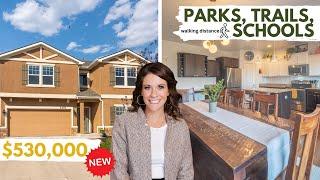 House For Sale Colorado Springs UNDER $550,000! Private trail and park access from backyard 