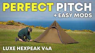 How to Pitch a HEXPEAK | Mid Tent Set Up and EASY Mods