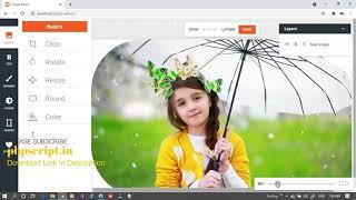 Online Photo Editor PHP Source Code | Photo Editor Online Software | HTML Photo Editor script