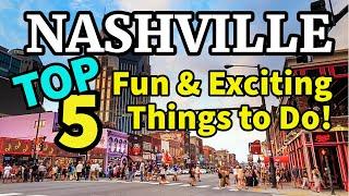 Best Things To See, Do, and Know In Nashville TN. Our Top 5 FUN and Exciting Places In Music City.