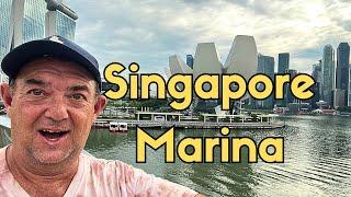 Singapore Iconic Marina - Helix Bridge, Merlion Park & MRT Tips!