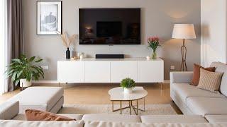 New Modern TV Stand Decor Ideas 2025 Trendy TV Wall Units | Stylish Living Room Furniture Design