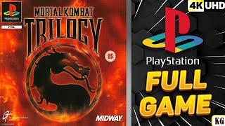 Mortal Kombat Trilogy [PS1] Longplay Walkthrough Playthrough Movie FULL GAME [4K60ᶠᵖˢ UHD]