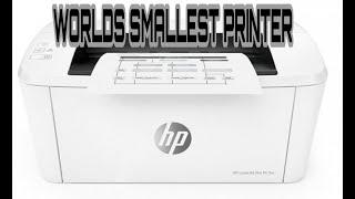 UNBOXING WORLD'S SMALLEST LASER JET PRINTER HP LASERJET PRO M15W