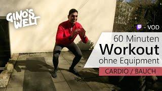 Homeworkout zum Mitmachen Cardio/Bauch | Gino Singh Homeworkouts