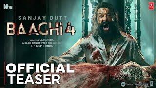 BAAGHI 4 : Official Trailer | Tiger Shroff, Sanjay Dutt, Tripti Dimri | SajidNadiadwala’s | 2024