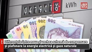 Diferențele între noua și vechea schemă de compensare și plafonare la energie...