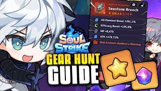 How to GEAR HUNT with DIMENSIONAL CRYSTALS & STAR POWER! - SOUL STRIKE