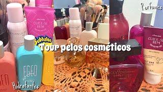 TOUR PELOS COSMÉTICOS PERFUMES,HIDRATANTES…