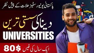 Cheapest Universities in the World for Pakistani Students 2025