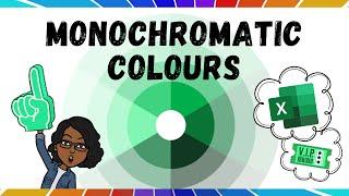 Monochromatic Colours | Tints, Tones & Shades | Colour Harmony | Colour Schemes | Colour Theory