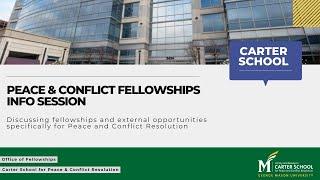 Peace & Conflict Fellowships Info Session