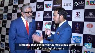 Actor and Producer Adnan Bashir Khan at Red Carpet of The News Tribe Relaunch