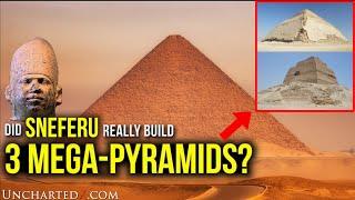 The Mystery of Sneferu and his 3 Huge Pyramids - and a full tour inside the Red Pyramid of Dashur!