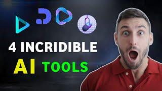 4 INCREDIBLE AI Tools & Website - try now 🫣 || free AI tools