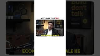 Why Do Indian Tech Brands Fail? | Dinesh Sharma | Raj Shamani #shorts