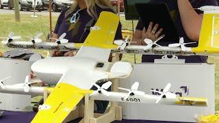 Wing drone company tests delivery service