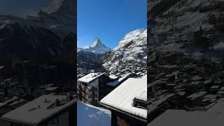 Matterhorn view from Zermatt, Switzerland 