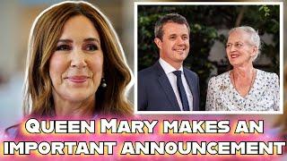 Queen Mary of Denmark breaks her silence: She makes an important announcement that no one expected!