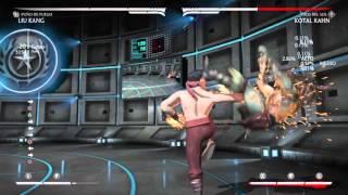 Mortal Kombat X Liu Kang Puños de Fuego 51%/59% COMBOS 1 y 2 barras