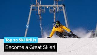 Top 10 Ski Drills to Become a Great Skier | How to Ski Better