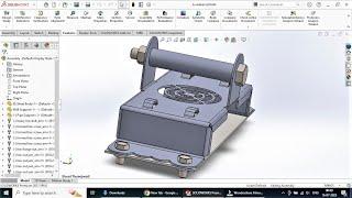 Sheetmetal Bracket design in Solidworks