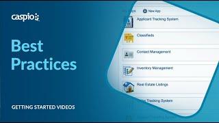 Best Practices in Creating Caspio Applications