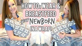 HOW TO WEAR A NEWBORN IN A BOBA WRAP | BOBA WRAP TUTORIAL