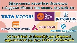 Tata Motors வாங்கலாமா? | Ashok Leyland Worst | AU Small Bank, JK Paper Sharemarket News in Tamil